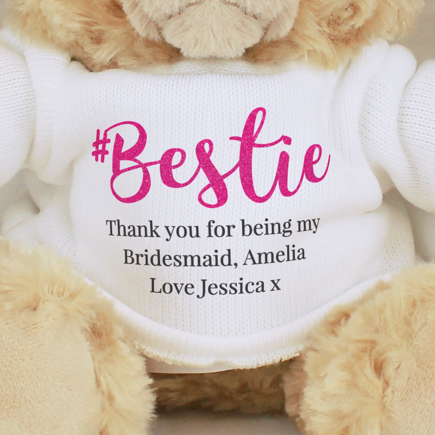 Personalised #Bestie Teddy Bear - image 2