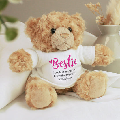 Personalised #Bestie Teddy Bear - image 3