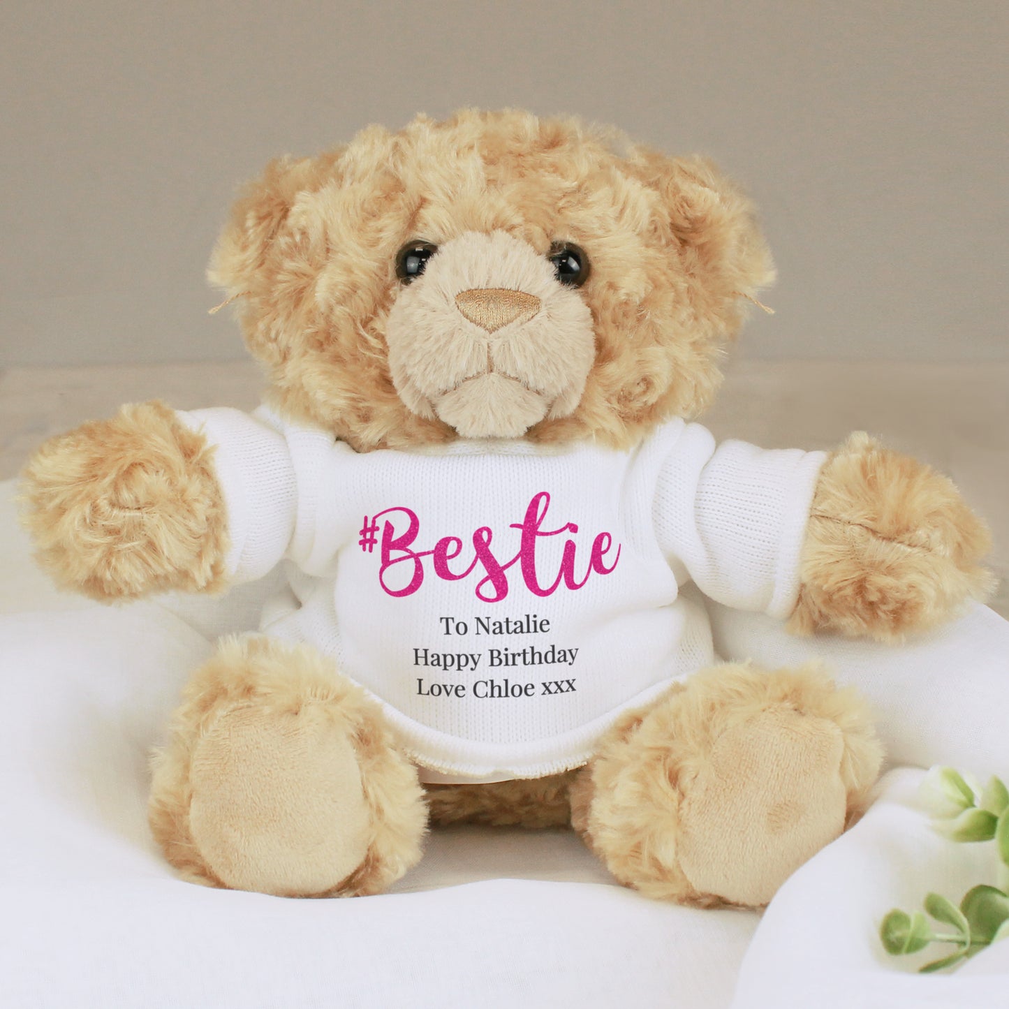 Personalised #Bestie Teddy Bear - image 4