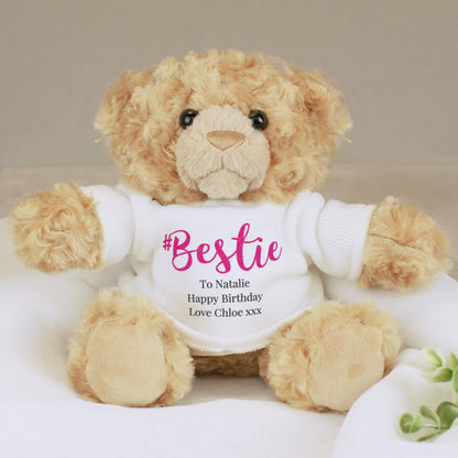 Personalised #Bestie Teddy Bear - image 4
