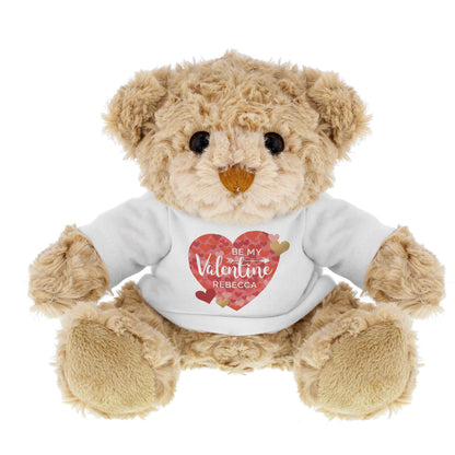 Personalised Valentines Day Confetti Hearts Teddy Bear - image 2