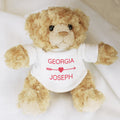 Personalised Cupids Love Heart Teddy Bear from Heartfelt Gifts