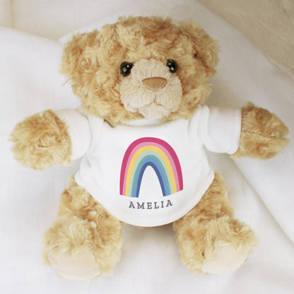 Personalised Rainbow Teddy Bear - image 2