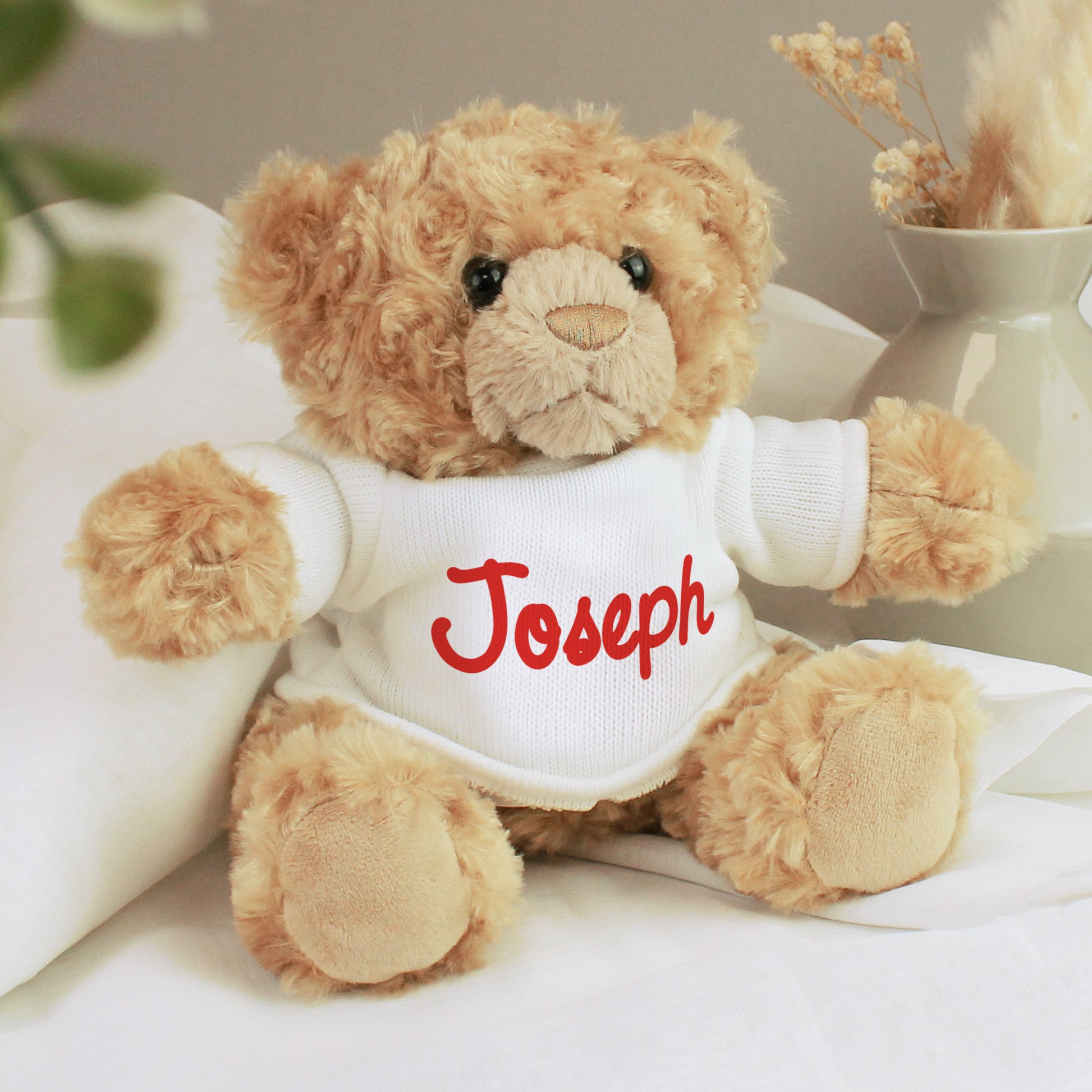 Personalised Name Only Teddy Bear - Red - image 3
