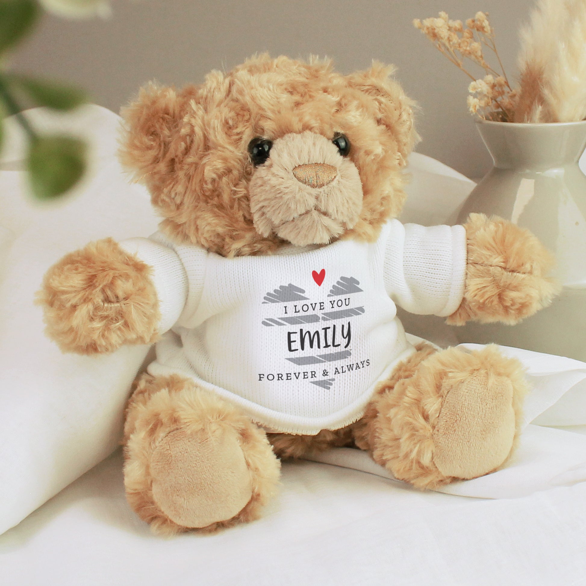 Personalised Scribble Heart Teddy Bear - image 4