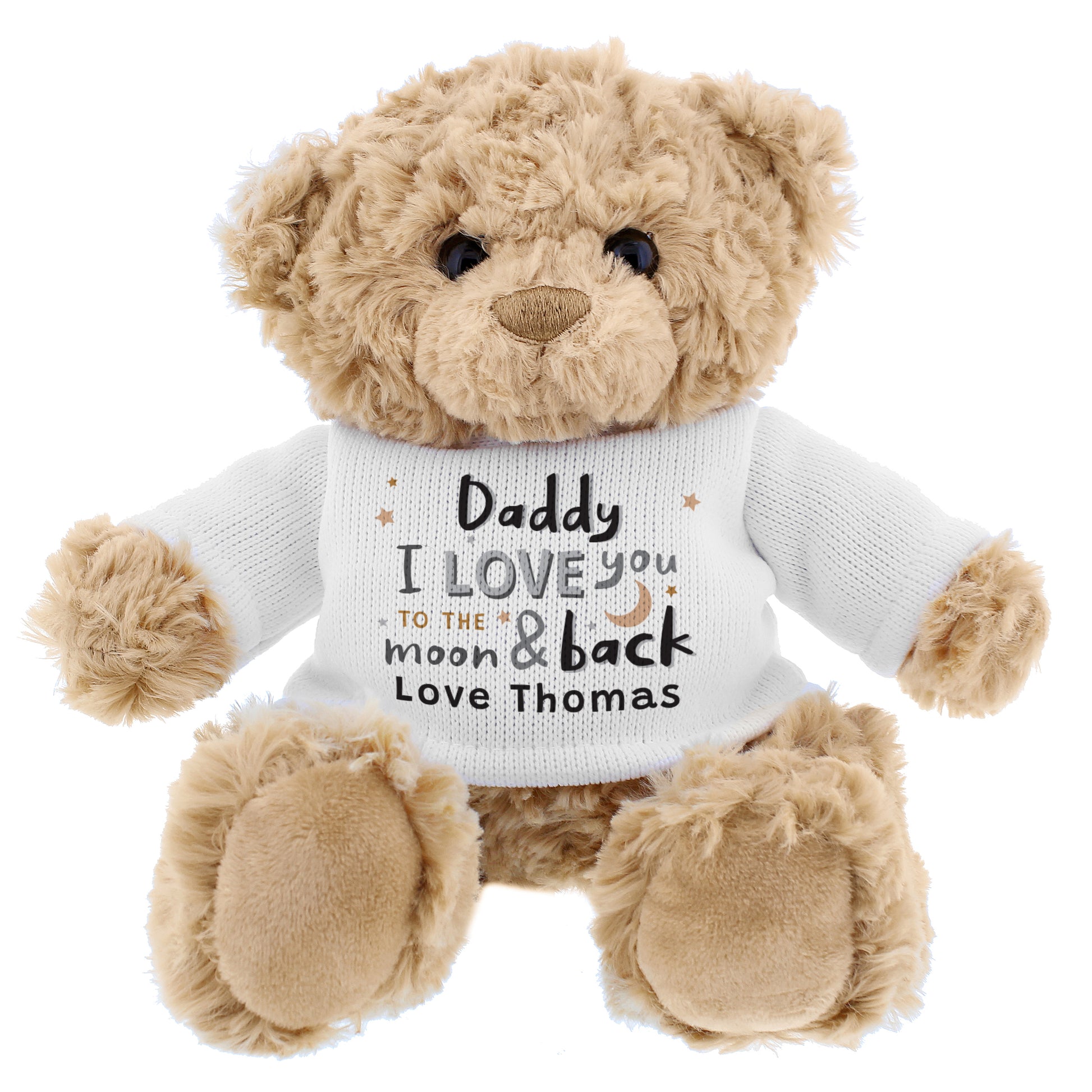 Personalised To the Moon and Back Teddy Bear - image 2