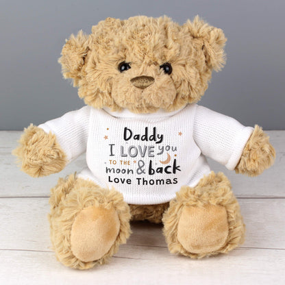 Personalised To the Moon and Back Teddy Bear - image 5