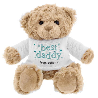 Personalised Best Daddy Teddy Bear - image 3