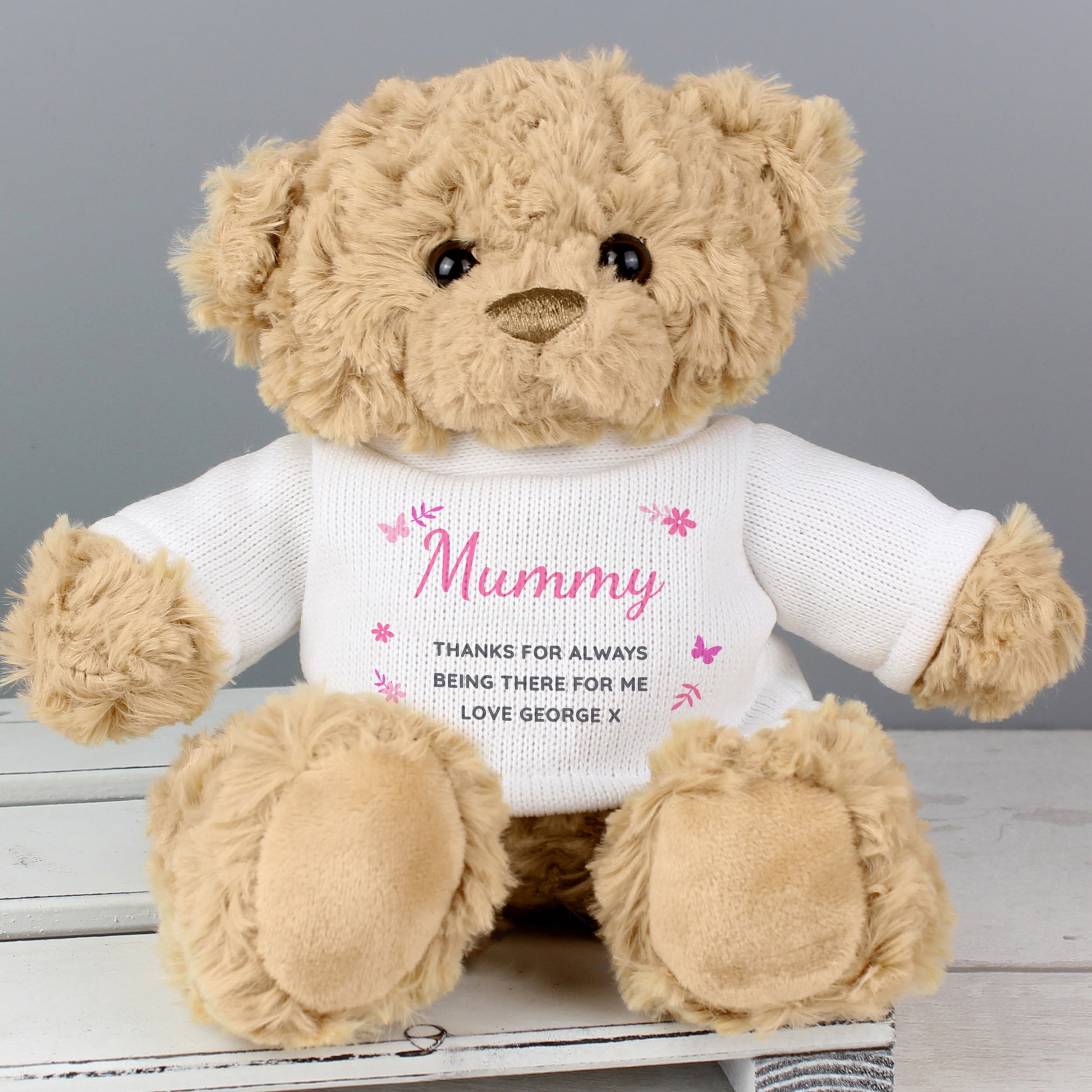Personalised Pink Name & Message Teddy Bear - image 4