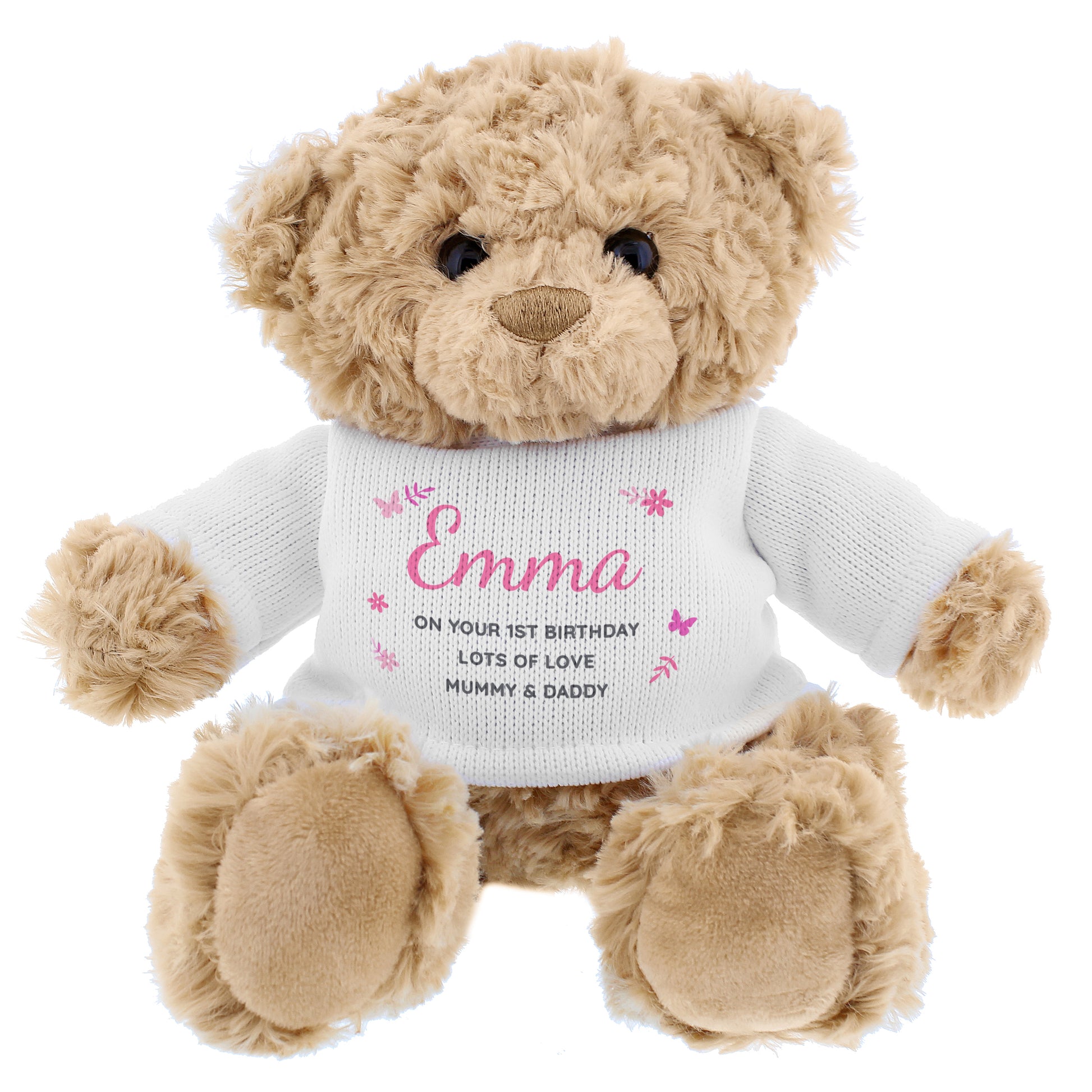 Personalised Pink Name & Message Teddy Bear - image 5