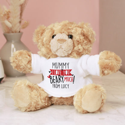 Personalised Love You Beary Much Teddy Bear - image 2