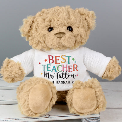 Personalised Best Teacher Teddy Bear - image 2