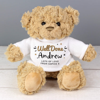 Personalised Well Done Teddy Bear - image 2