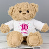 Personalised Pink Big Age Teddy Bear