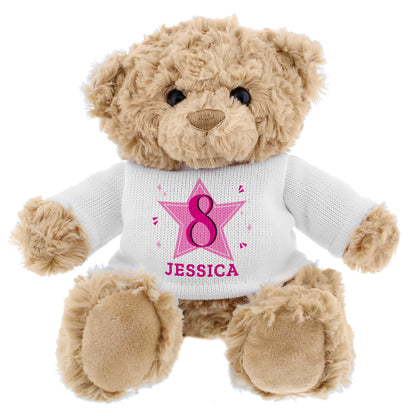 Personalised Pink Big Age Teddy Bear - image 5