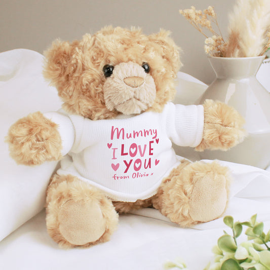 Personalised I Love You Teddy Bear - image 2