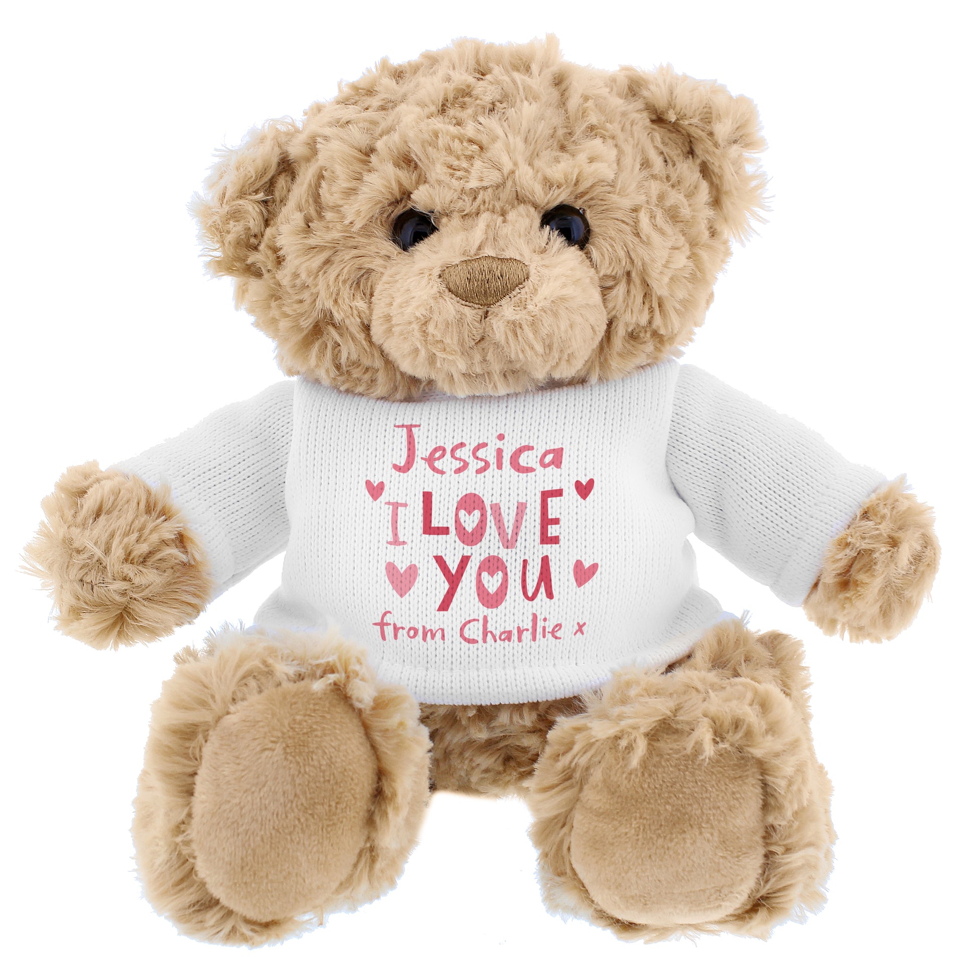 Personalised I Love You Teddy Bear - image 5