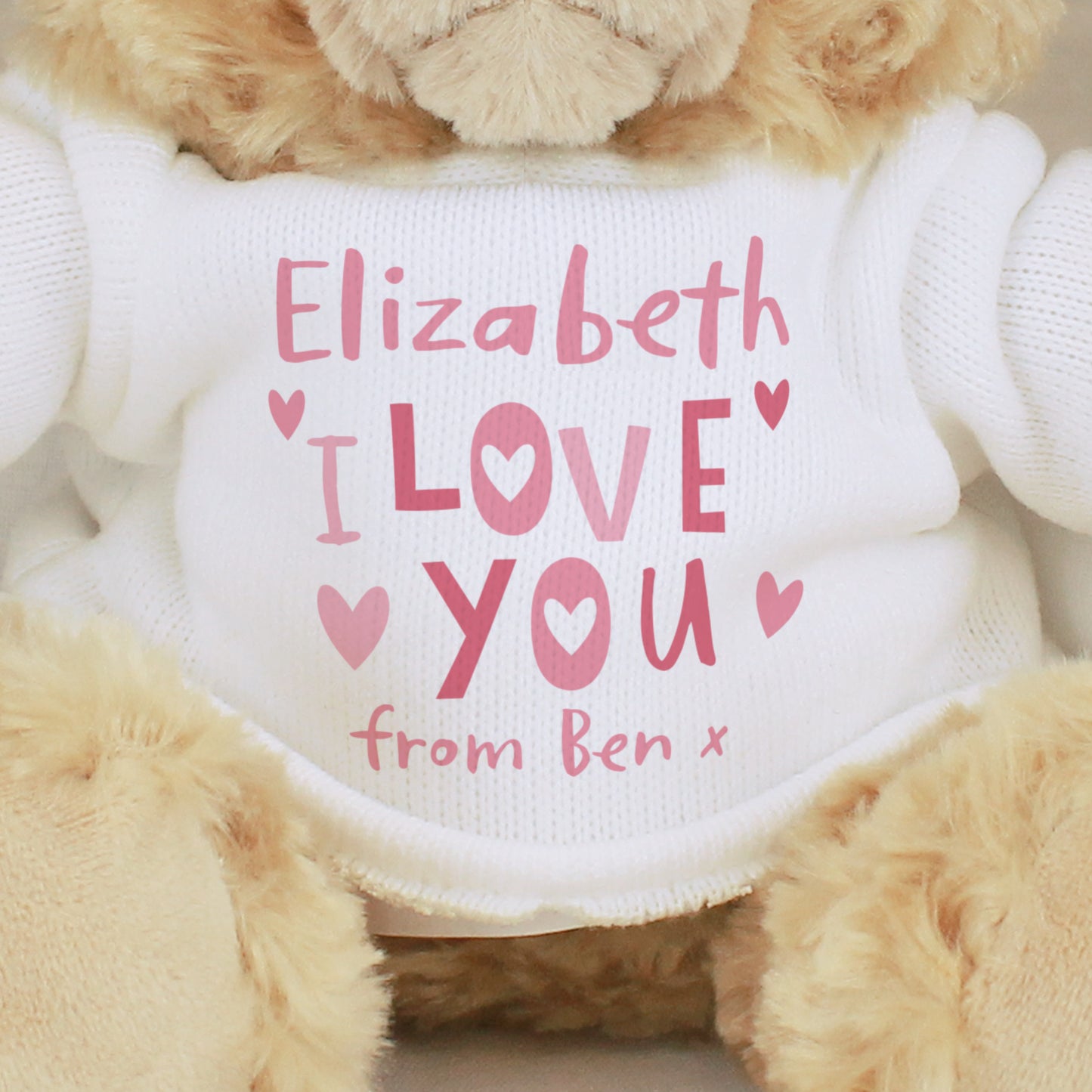 Personalised I Love You Teddy Bear - image 7