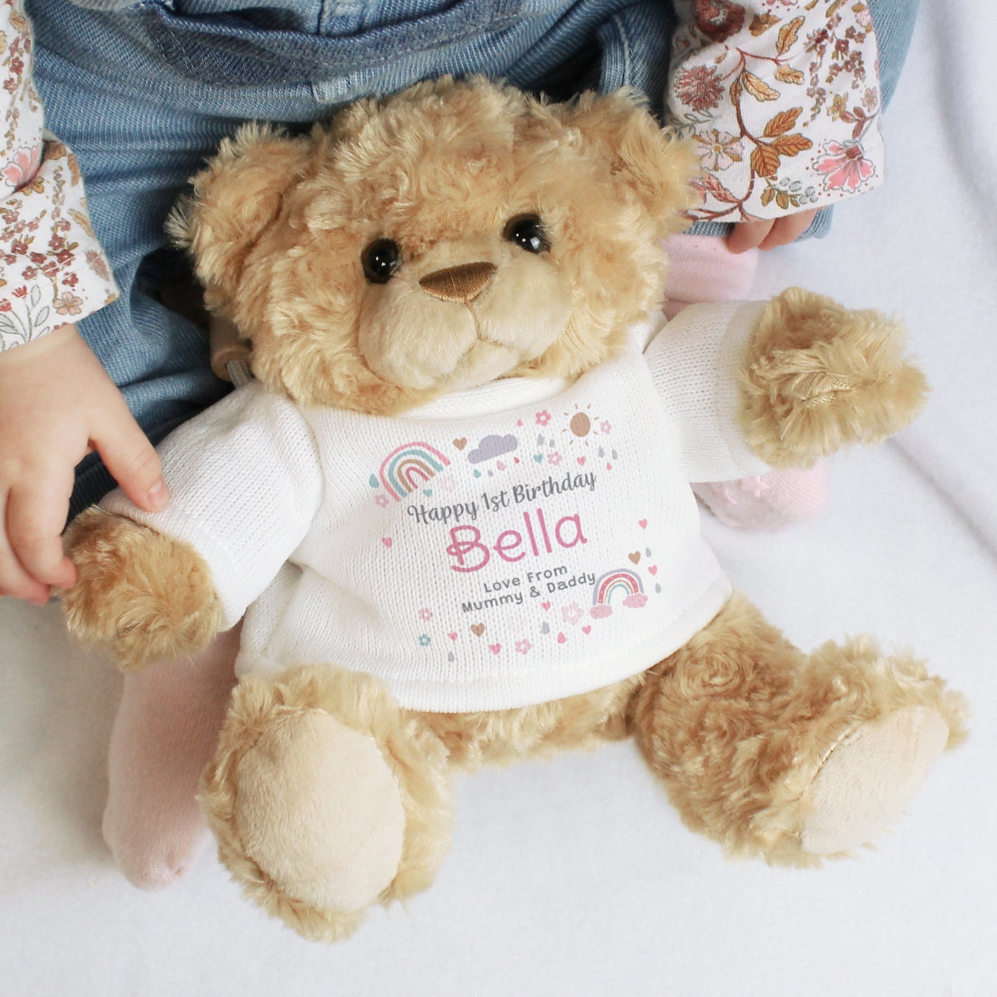 Personalised Rainbows & Sunshine Teddy Bear - image 4