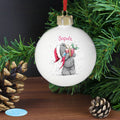 Personalised Me To You Christmas Present Bauble from Heartfelt Gifts