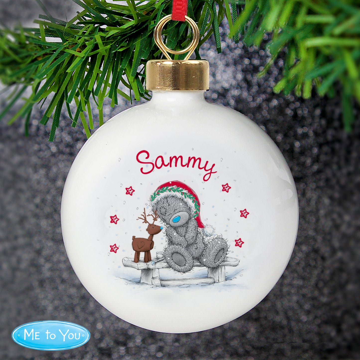 Personalised Me To You Reindeer Bauble - image 3