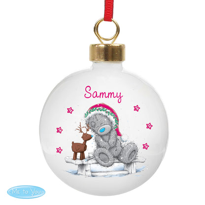 Personalised Me To You Reindeer Bauble - image 5