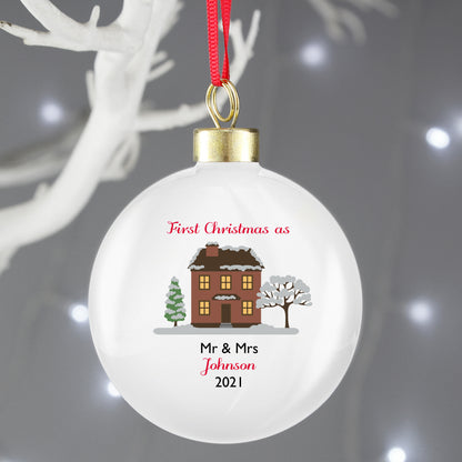 Personalised Cosy Christmas Bauble - image 5