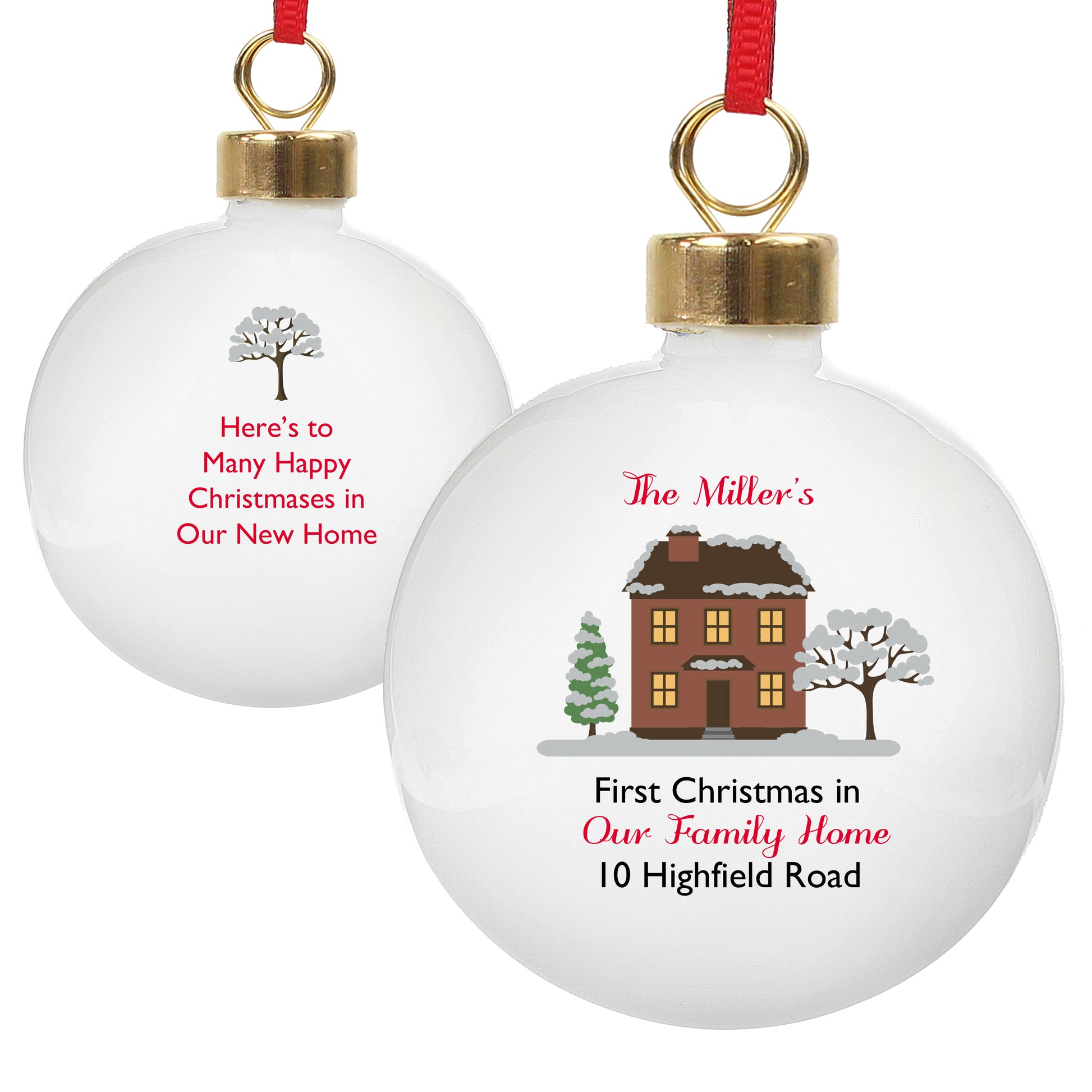 Personalised Cosy Christmas Bauble - image 6