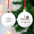 Personalised 1st Christmas in Our New Home Bauble from Heartfelt Gifts