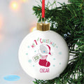 Personalised Tiny Tatty Teddy My 1st Christmas Stocking Bauble from Heartfelt Gifts