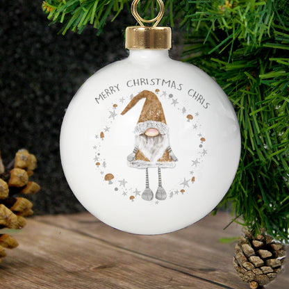 Personalised Christmas Gonk  Bauble - image 4