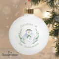 Personalised The Snowman Winter Garden Bauble from Heartfelt Gifts