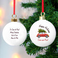 Personalised 'Driving Home For Christmas' Bauble from Heartfelt Gifts