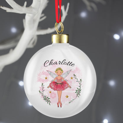 Personalised Sugar Plum Fairy Bauble from Heartfelt Gifts