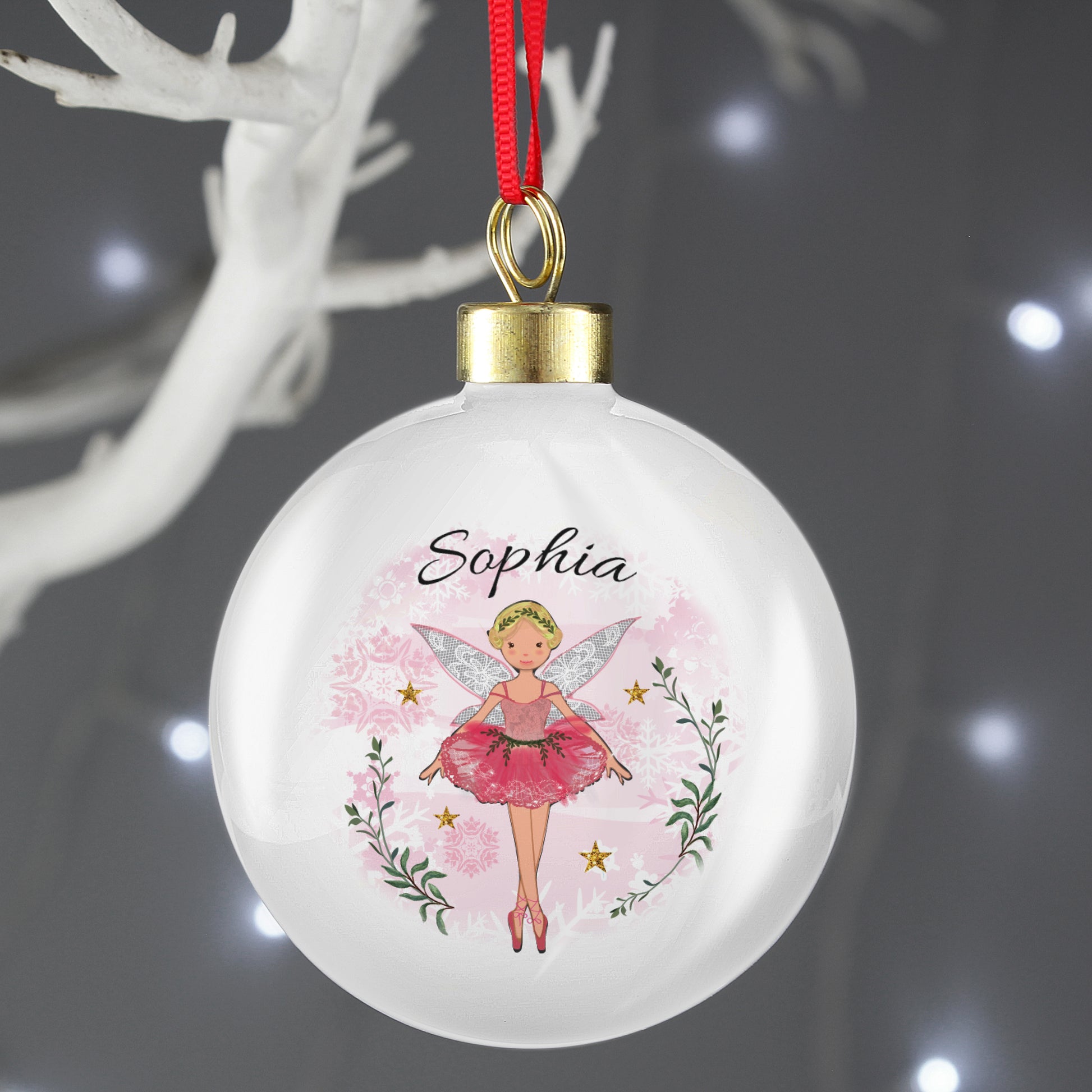 Personalised Sugar Plum Fairy Bauble - image 4
