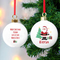 Personalised Santa Bauble from Heartfelt Gifts