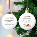 Personalised Robin Bauble from Heartfelt Gifts