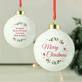 Personalised Merry Christmas Bauble from Heartfelt Gifts