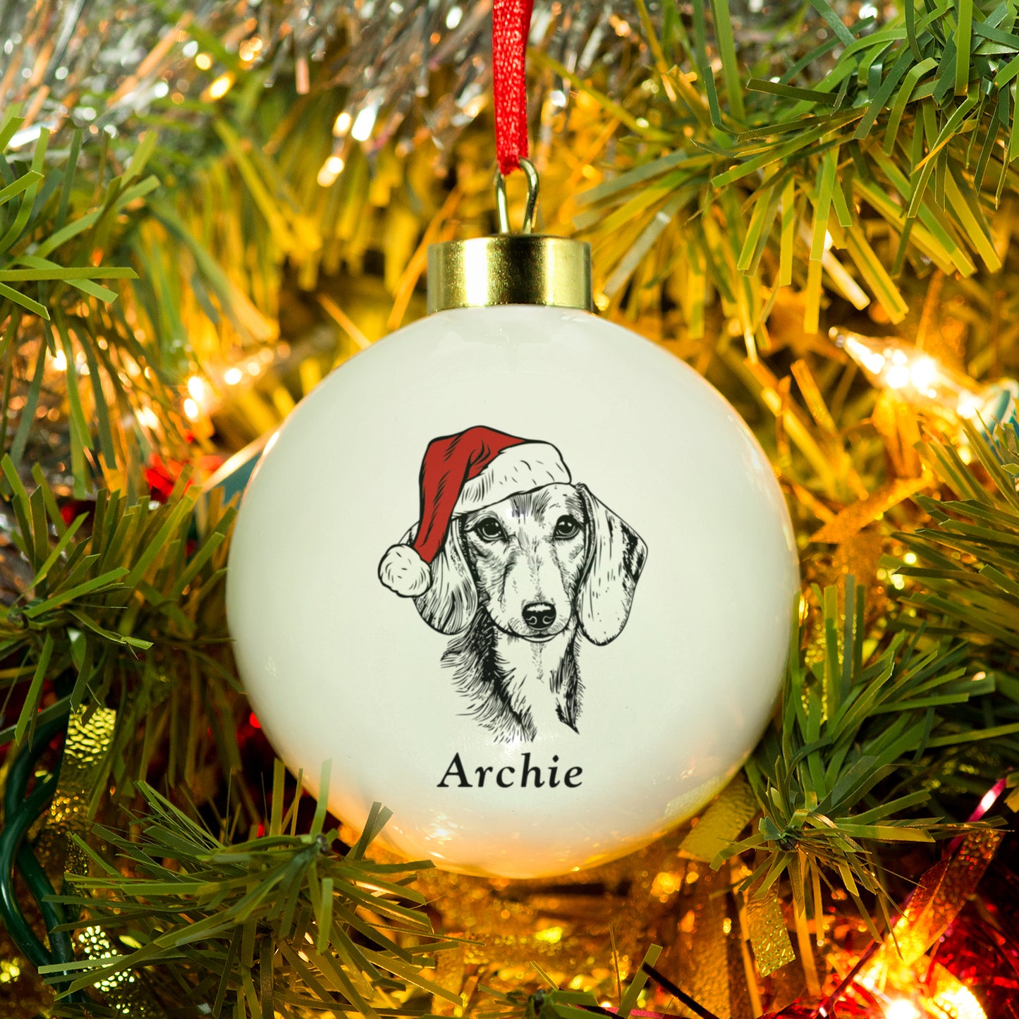Personalised Dog Breed Christmas Bauble - image 6