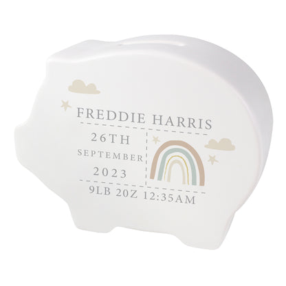 Personalised Rainbow Piggy Bank - image 5
