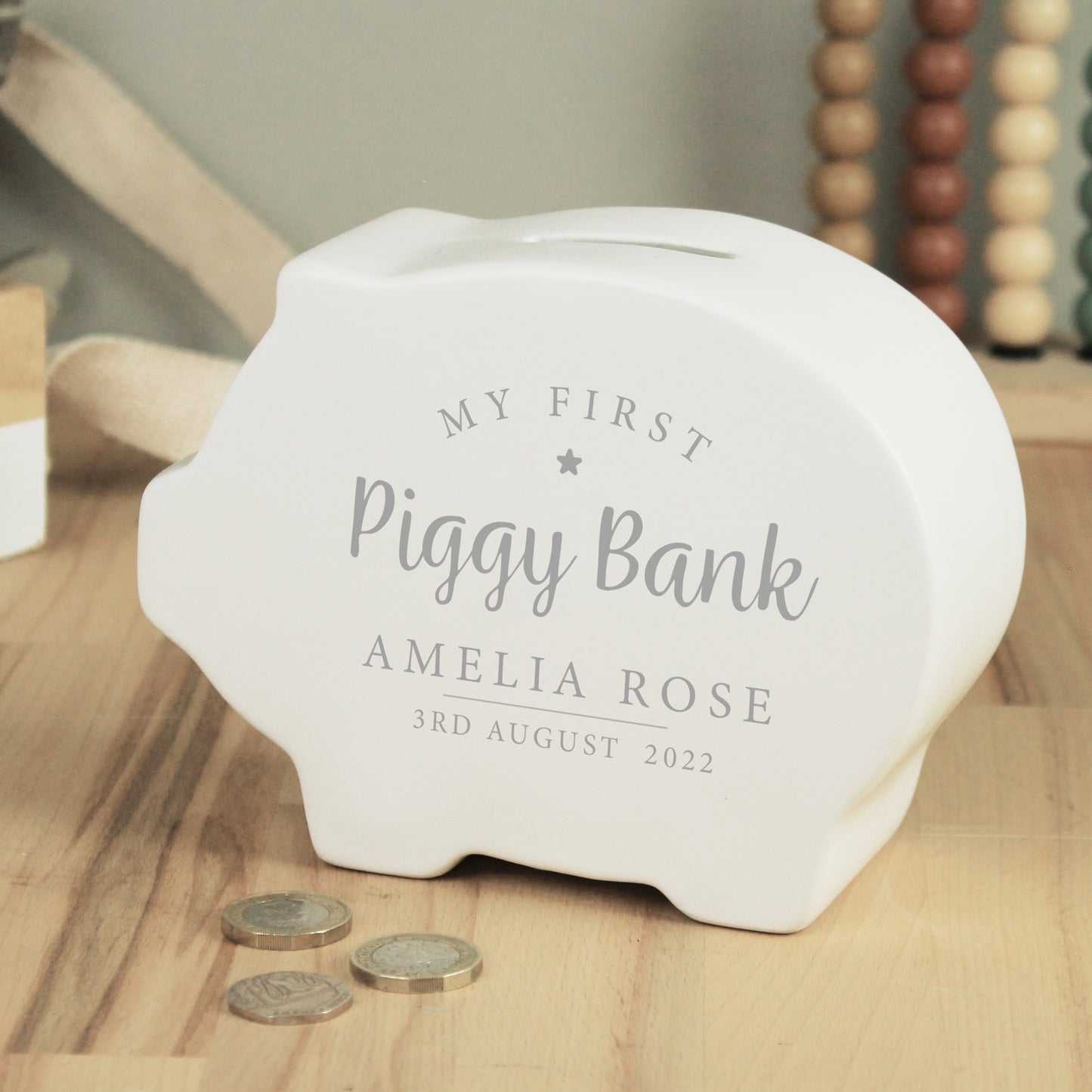 Personalised My First Piggy Bank - image 2