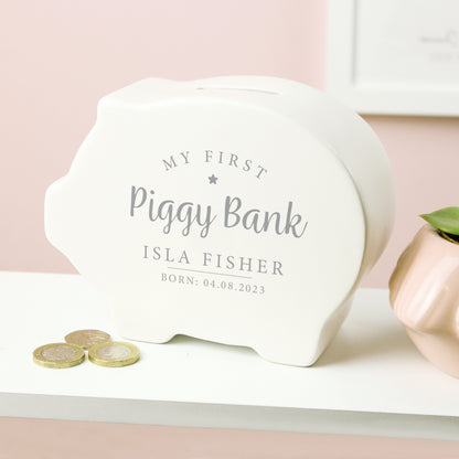 Personalised My First Piggy Bank - image 3
