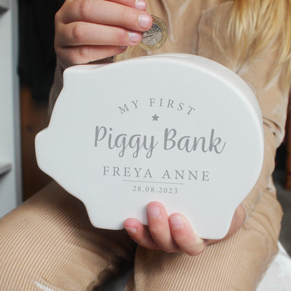 Personalised My First Piggy Bank - image 4