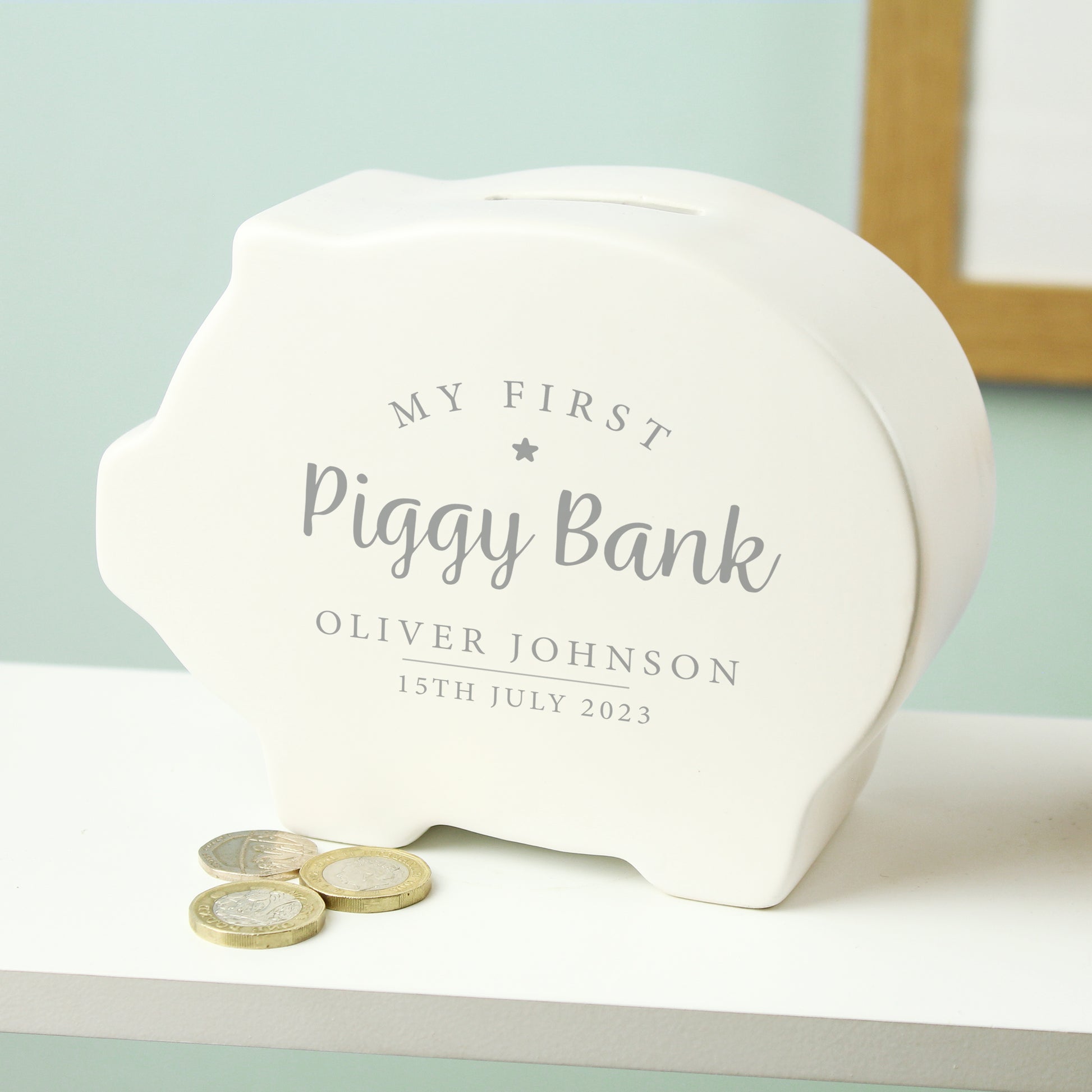 Personalised My First Piggy Bank - image 6