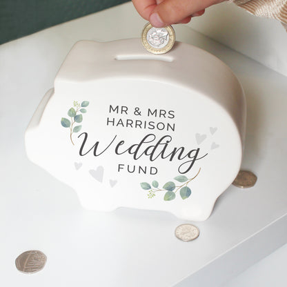 Personalised Wedding Piggy Bank - image 2