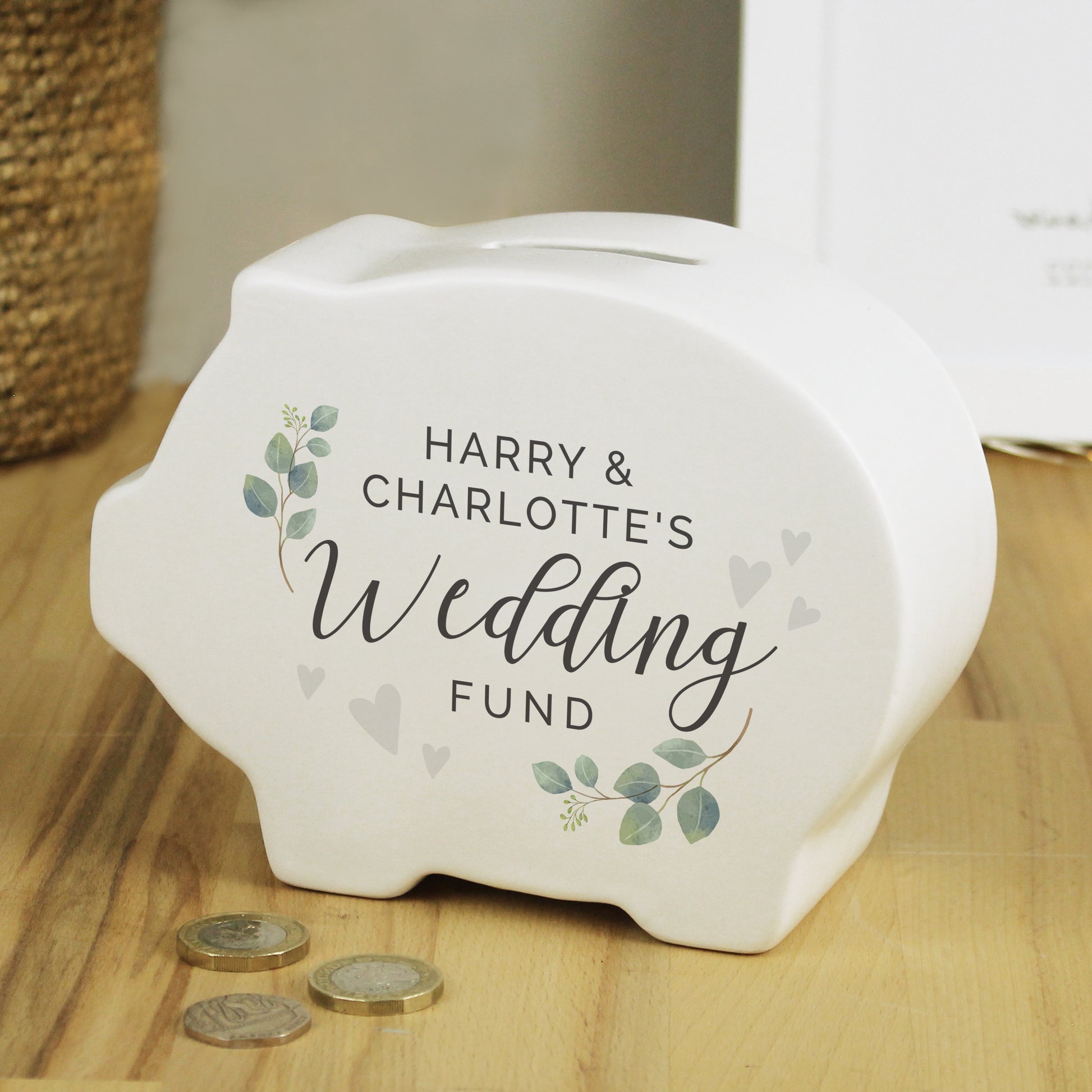 Personalised Wedding Piggy Bank - image 3