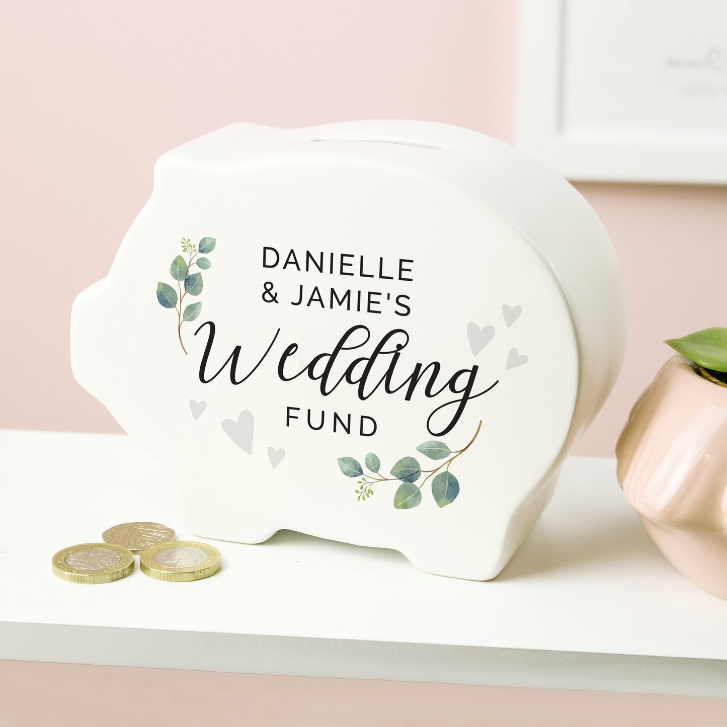 Personalised Wedding Piggy Bank - image 4