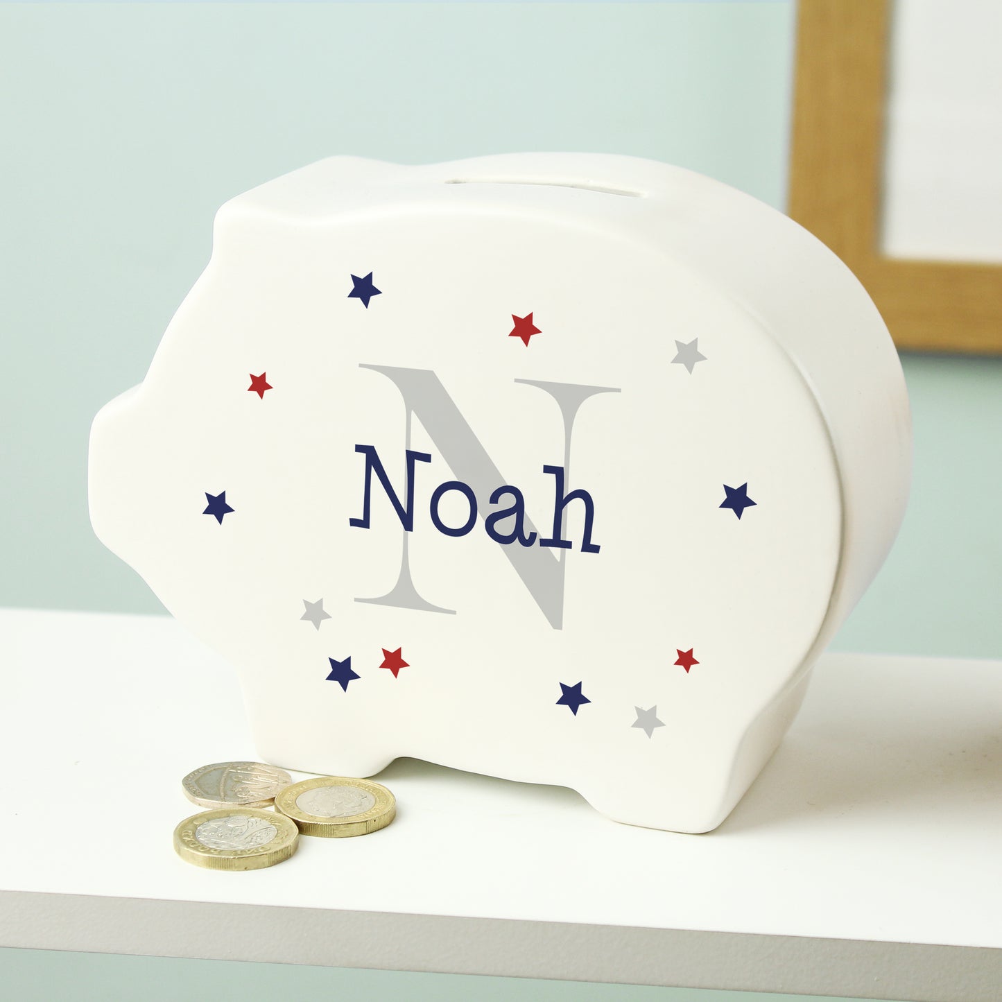 Personalised Name & Initial Piggy Bank - image 3