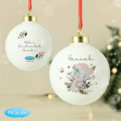 Personalised Me to You Cosy Winter Bauble - image 3
