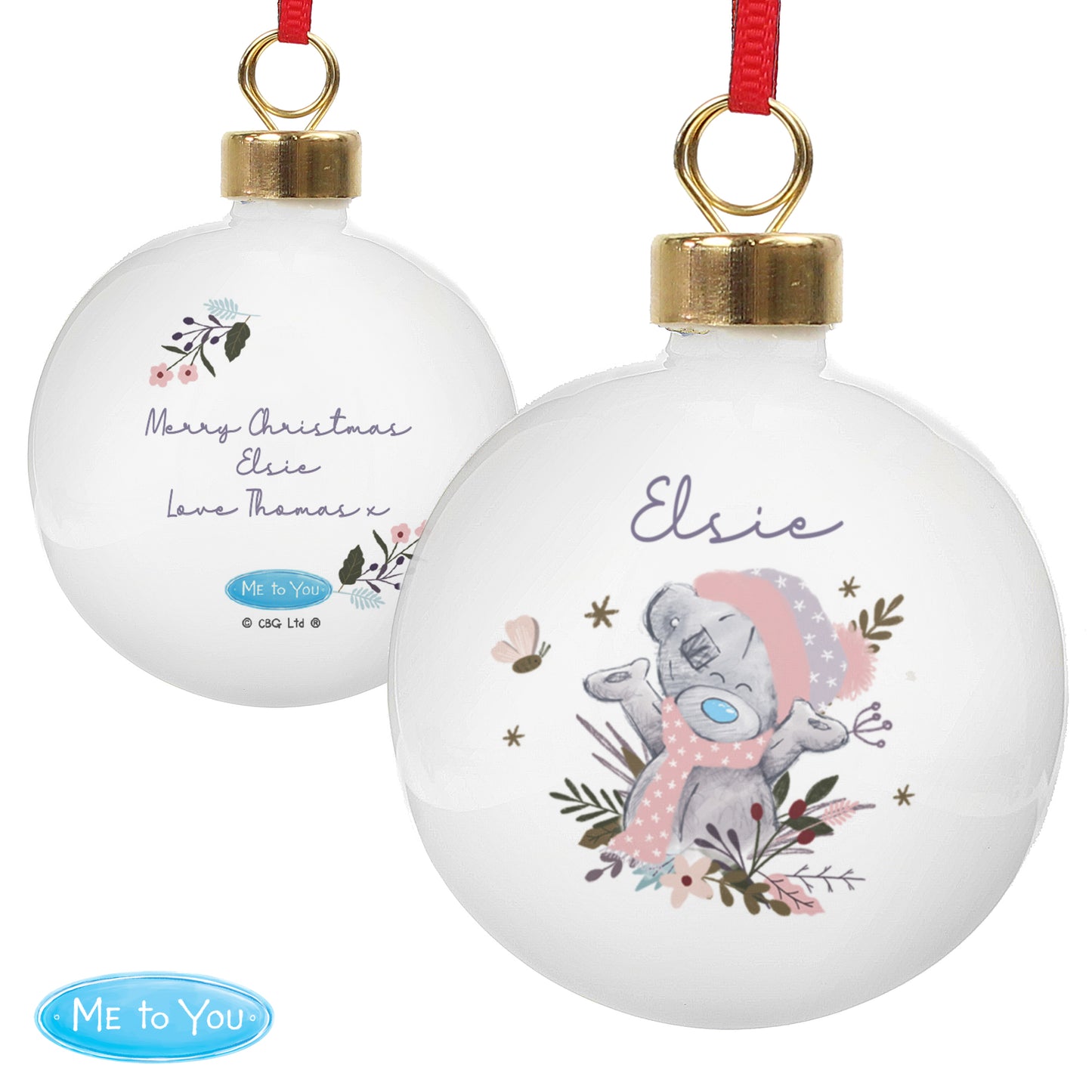 Personalised Me to You Cosy Winter Bauble - image 5
